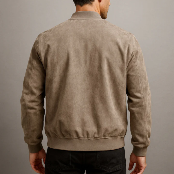 Louis™ | Giacca in vera pelle scamosciata