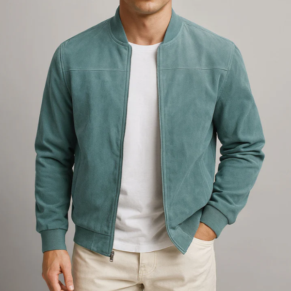 Louis™ | Giacca in vera pelle scamosciata