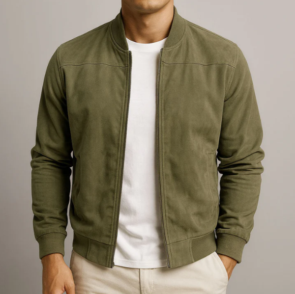 Louis™ | Giacca in vera pelle scamosciata